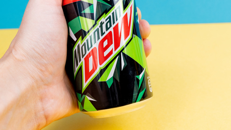 Can of Mountain Dew