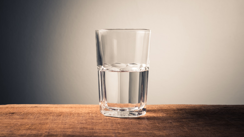 Glass of water