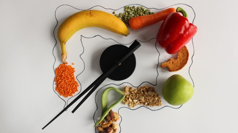 foods going through digestive tract