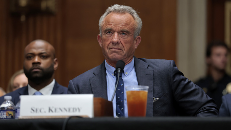 HHS Secretary Robert F. Kennedy on Capitol Hill in 2025