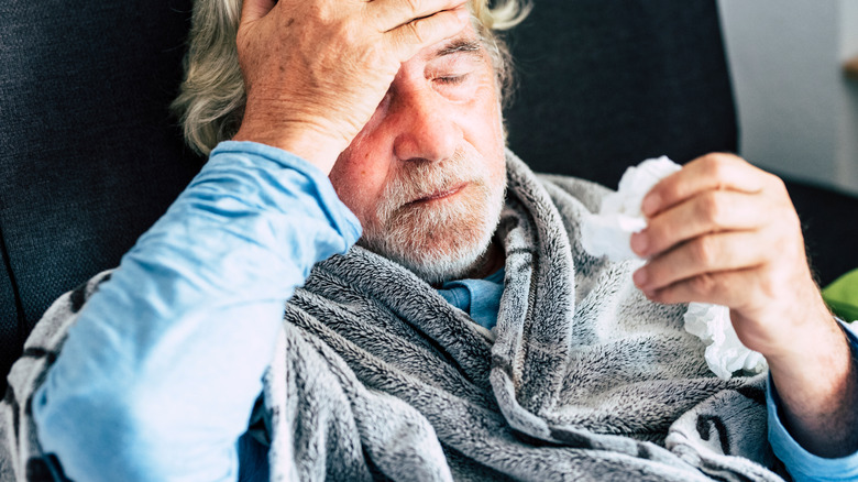 Sick old man