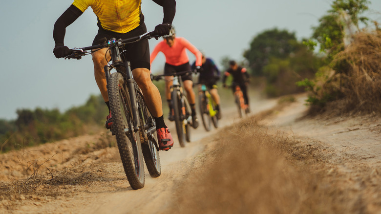 a group of cyclers 