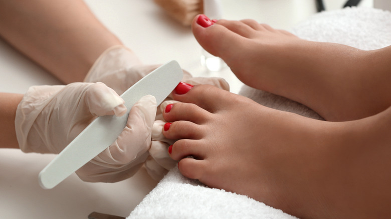 nail salon pedicure