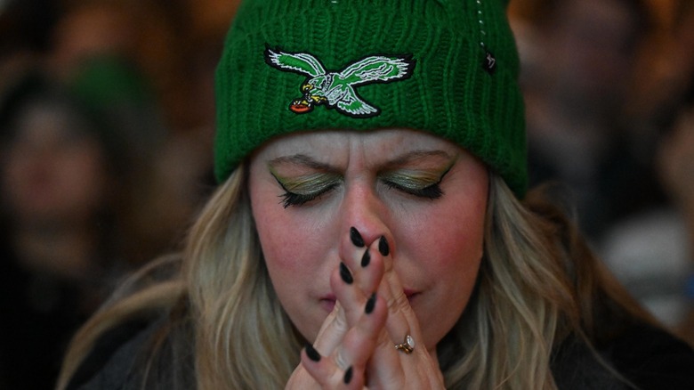 Sad football (Eagles) fan 