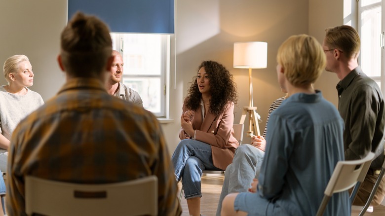 Mental health support group