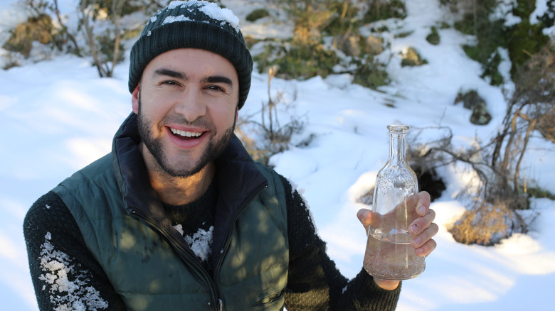 a person experiencing extreme cold