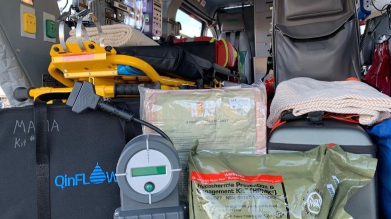 hypothermia treatments in a mobile medical unit