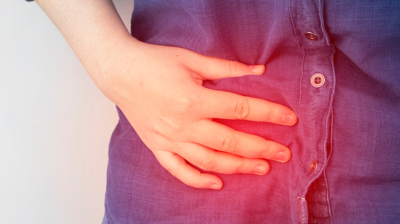 person suffering from Inflammatory bowel disease