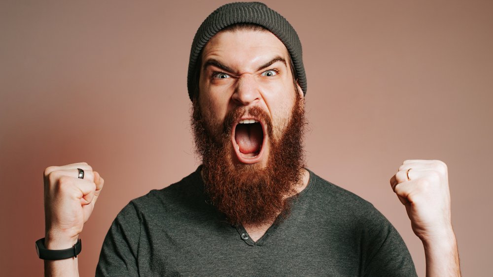 Man yelling