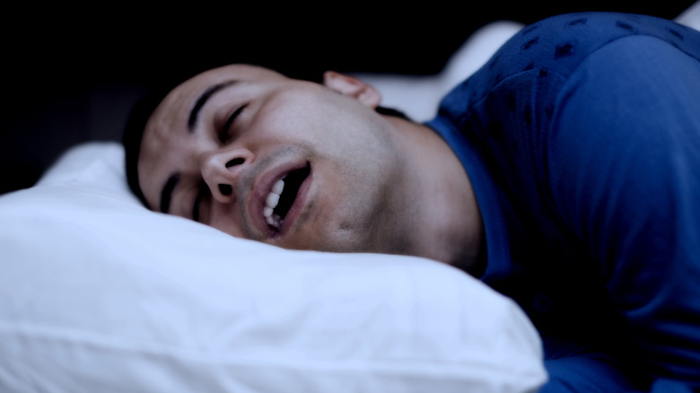 A smiling sleeper