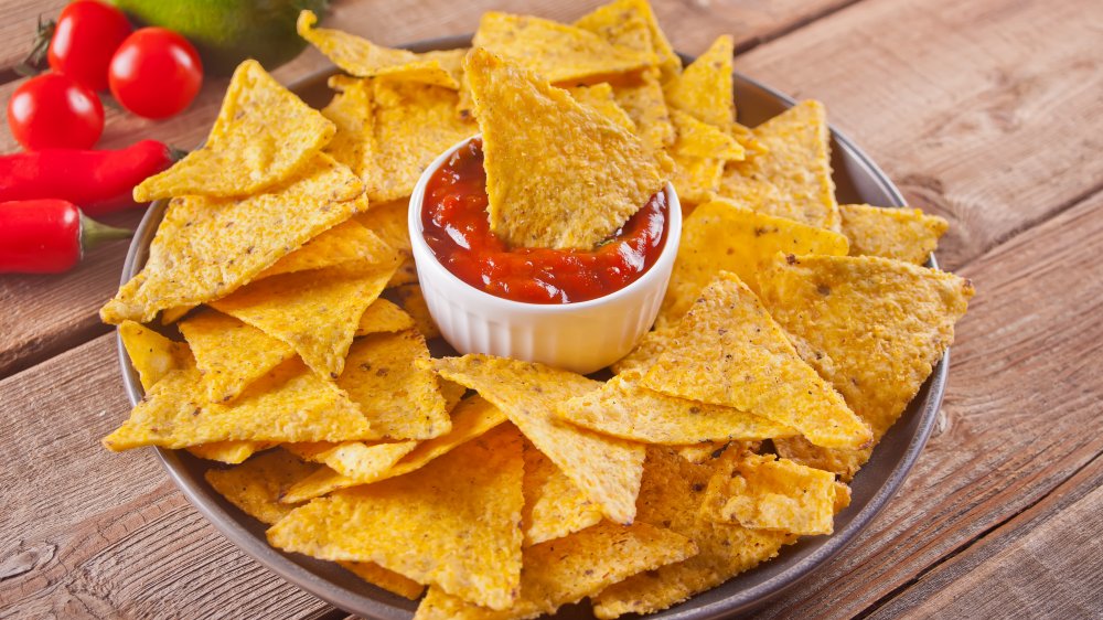 Plate of nachos