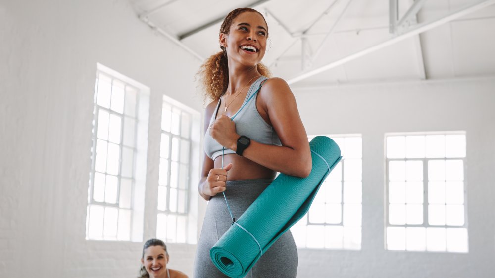 happy after a workout