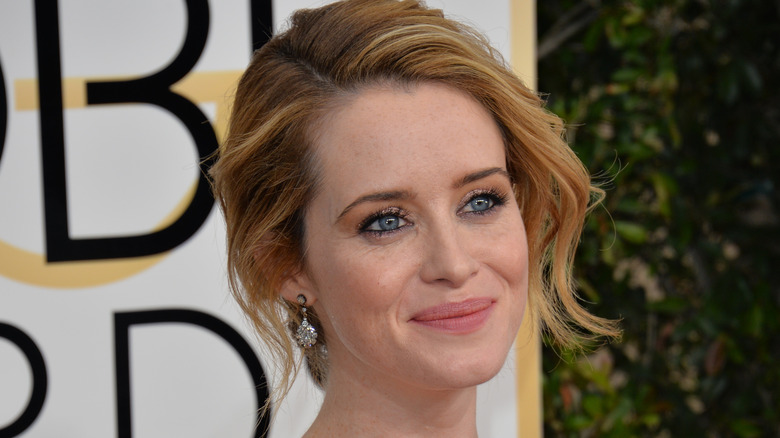 Close up image of Claire Foy