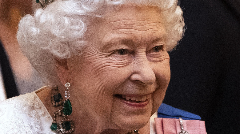 Queen Elizabeth II at Diplomatic Corps event 