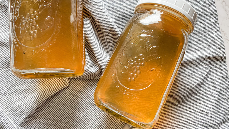 instant pot broth in jar