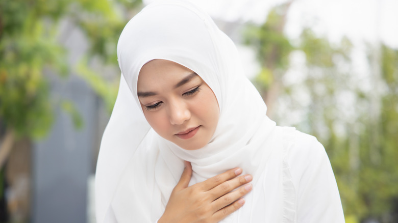 woman with GERD