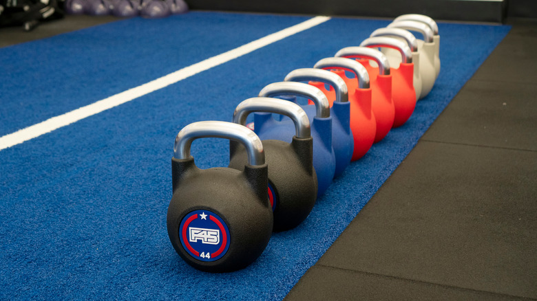 F45 kettlebell weights