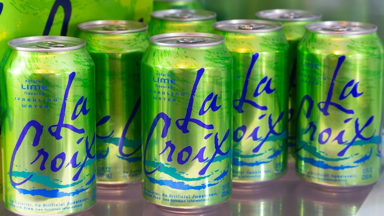 LaCroix water can display