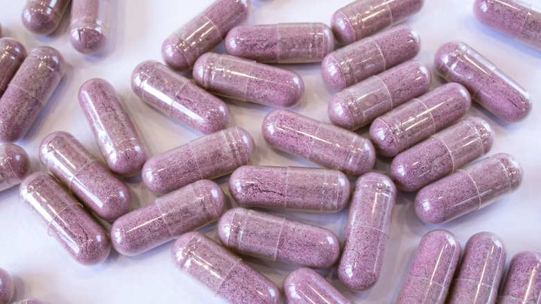 Purple tart cherry capsules
