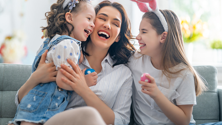 Child celebrating