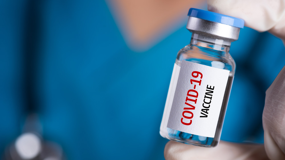 Vial of COVID-19 vaccine