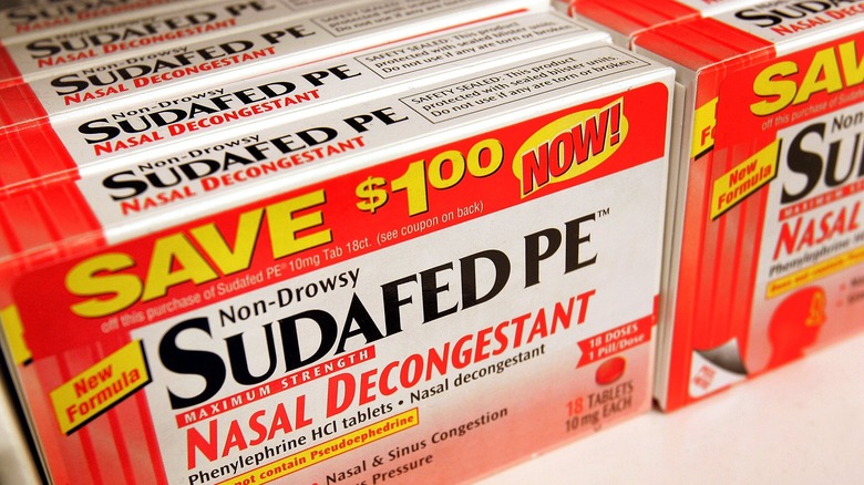 Box of Sudafed