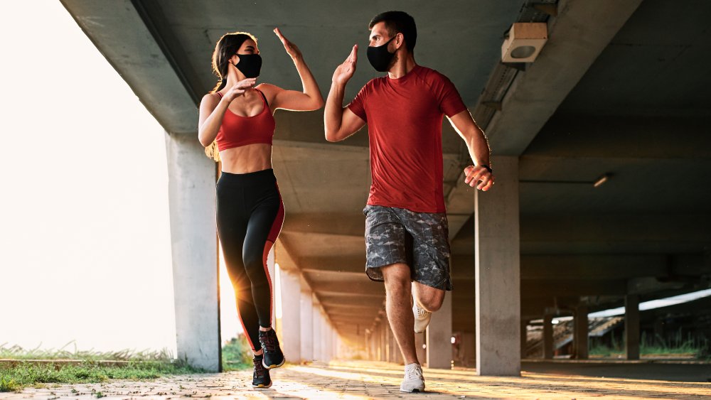 Running couple