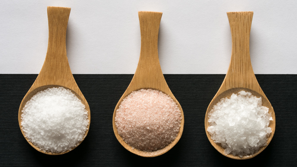 three types of salt