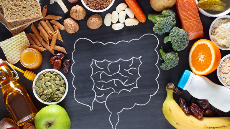 A varied selection of healthy food