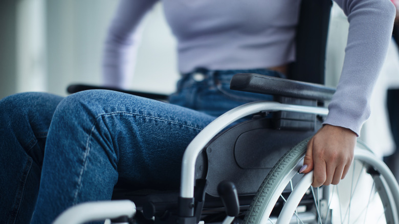 woman in wheel chair