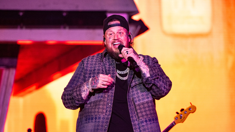 Jelly Roll performing onstage