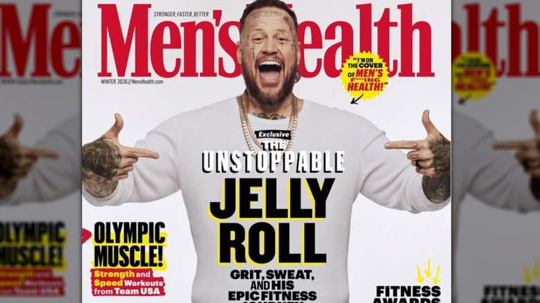 Jelly Roll on Men's Health Magazine cover