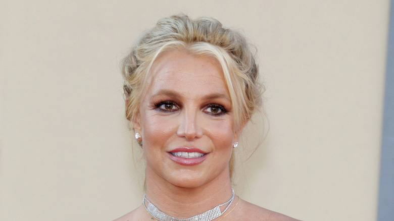 Smiling Britney Spears