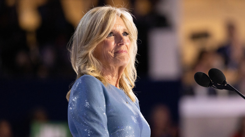 Former First Lady Jill Biden at the 2024 Democratic National Conventiion