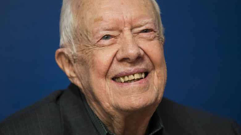 former American president Jimmy Carter close up