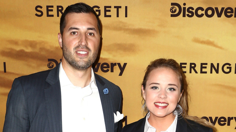 Jeremy Vuolo and Jinger Duggar Vuolo at an event