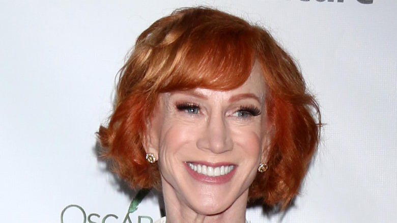 Kathy Griffin smiling at event