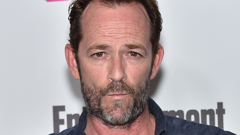 Close up of Luke Perry