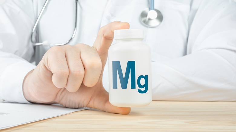 bottle of magnesium