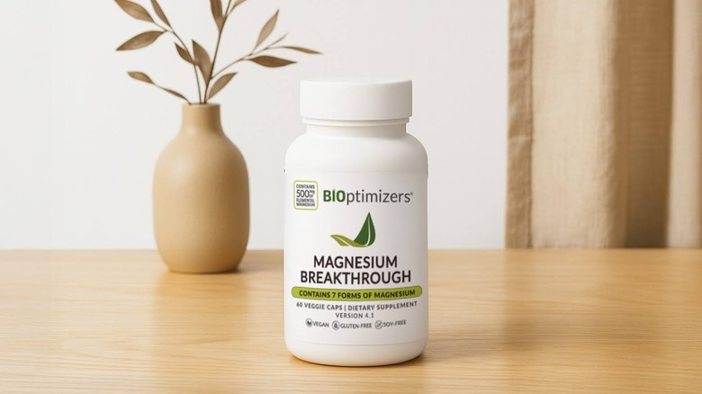 Magnesium Breakthrough sitting on table