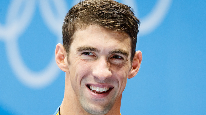Close up of Michael Phelps