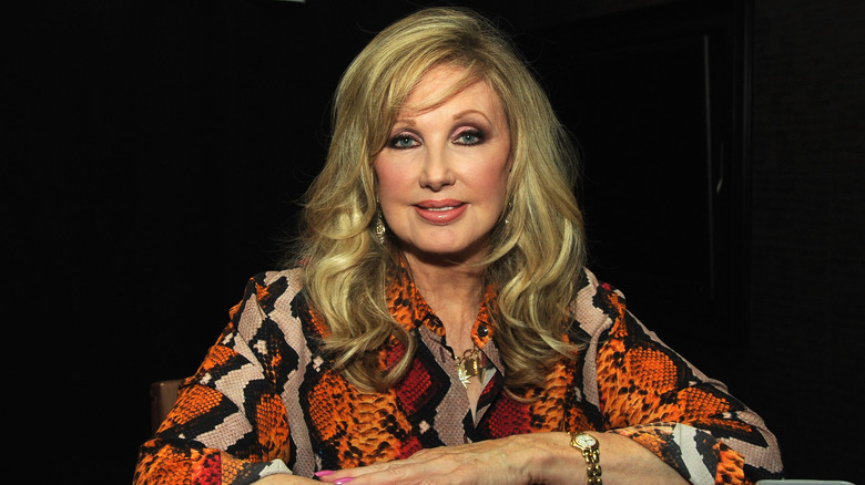 Morgan Fairchild smiling