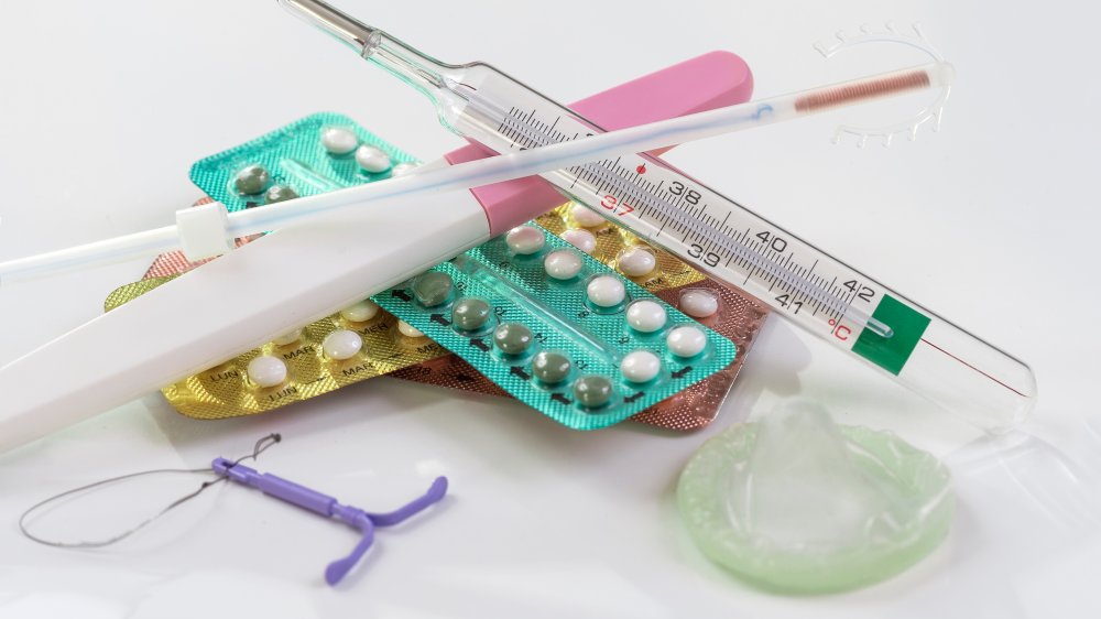 Lots of birth control options piled together