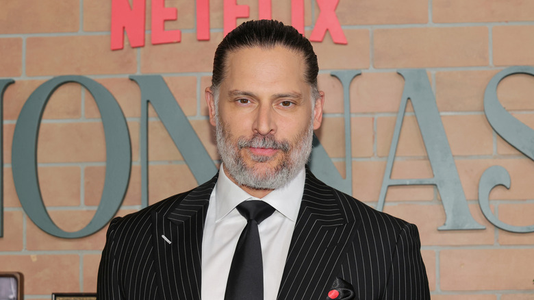 Joe Manganiello posing in a suit