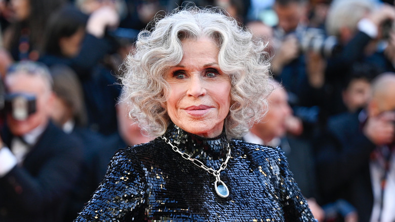 Jane Fonda posing