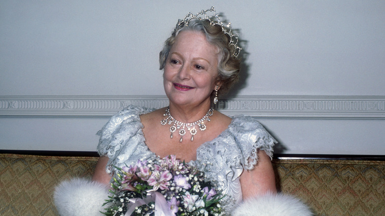 Olivia de Havilland smiling
