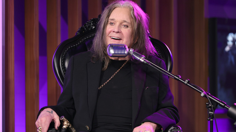 ozzy osbourne being interviewed