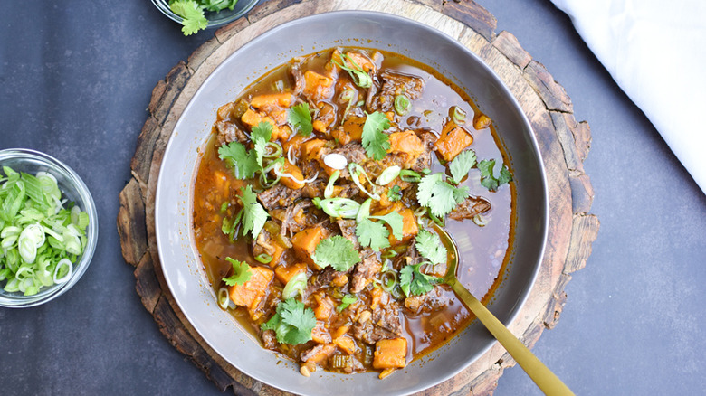 sweet potato beef chili