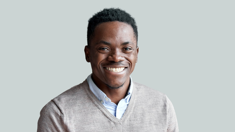 smiling man