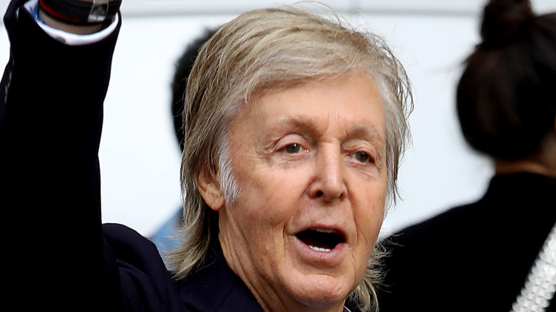 close up of Sir Paul McCartney 